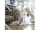 Vikan 70573 handborstel met watertoevoer hard 330 mm blauw